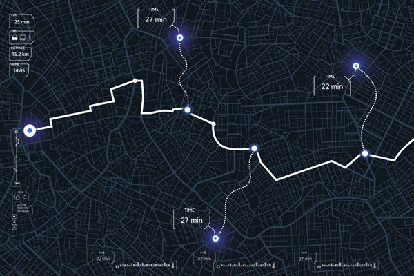 Dynamic route optimization spiffy digital servicing