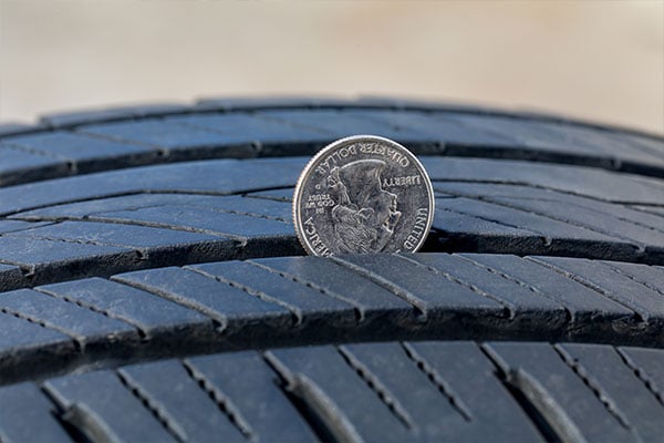 tire tread quarter test