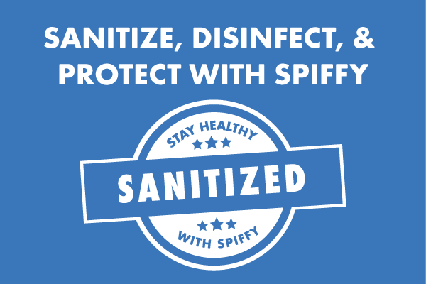 Sanitize, disinfect, and protect with Spiffy