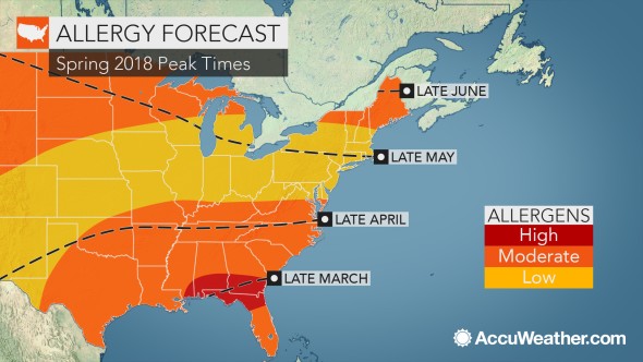 accuweather pollen map 2018