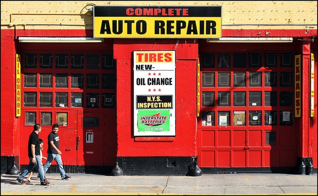 An auto repair shop which is slowly becoming more women customer oriented