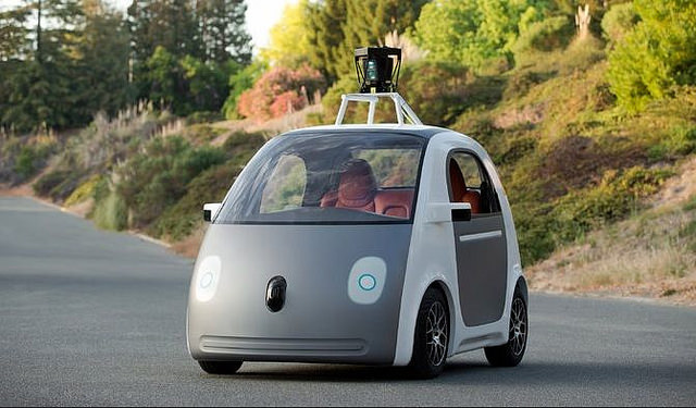 An autonomous car An autonomous car