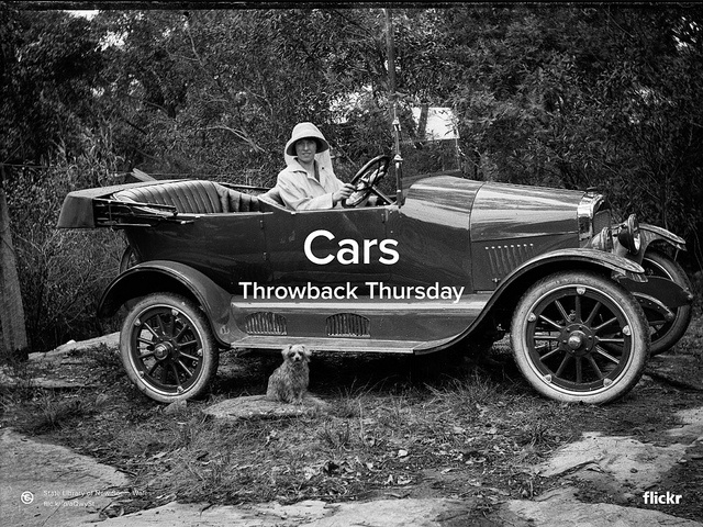 Vintage Cra with a lady driver Vintage Cra with a lady driver